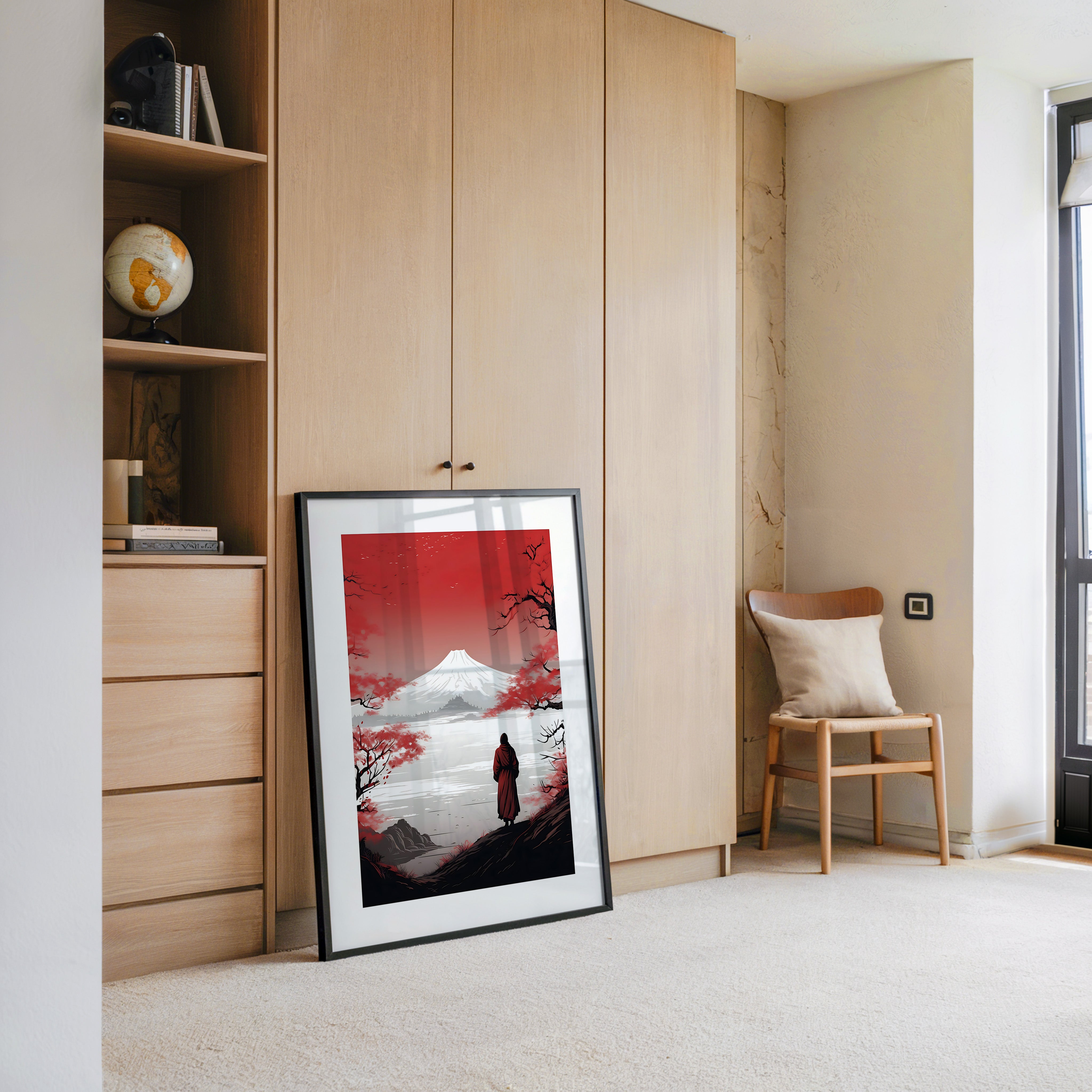 Mönch Berg Landschaft Rot