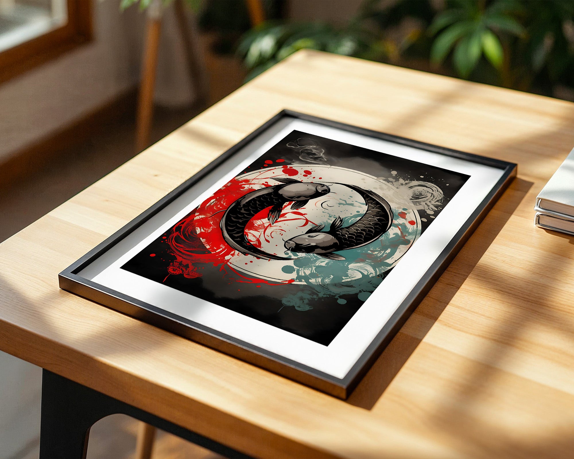 Koi Yin Yang Farbenpracht