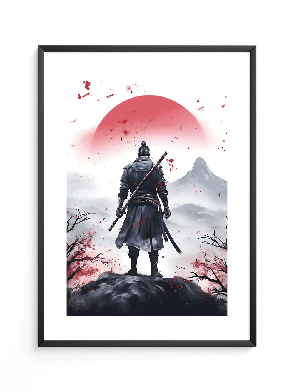 Krieger Silhouette Sonnenaufgang