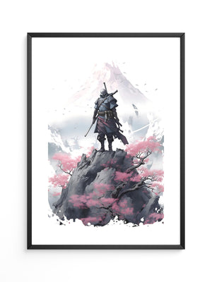 Samurai Berg Kirschblüte