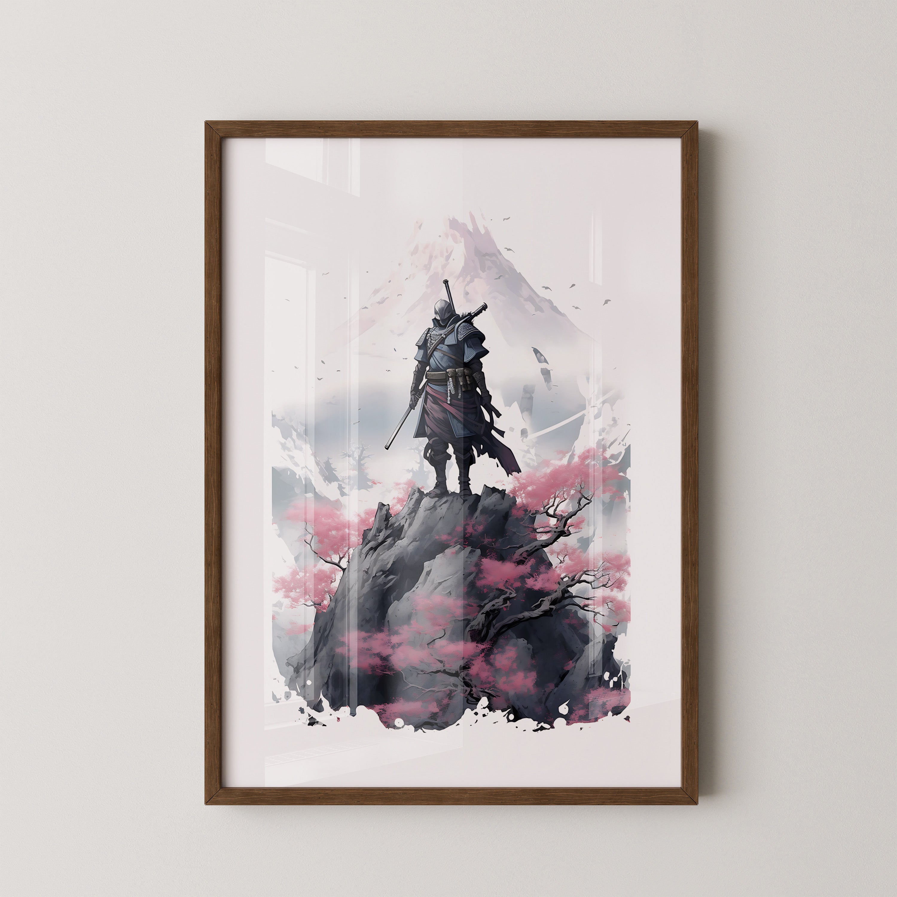 Samurai Berg Kirschblüte