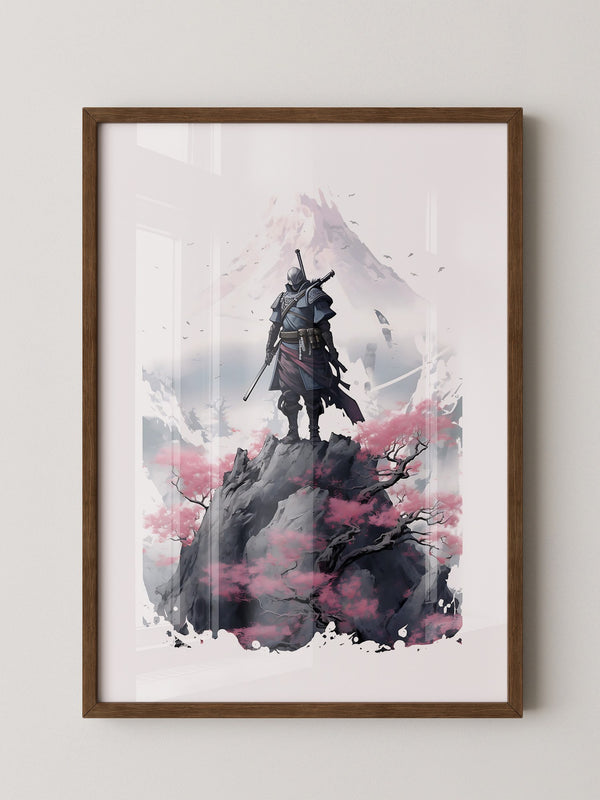 Samurai Berg Kirschblüte