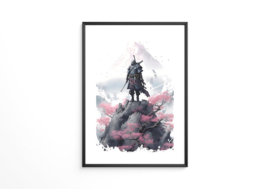 Samurai Berg Kirschblüte