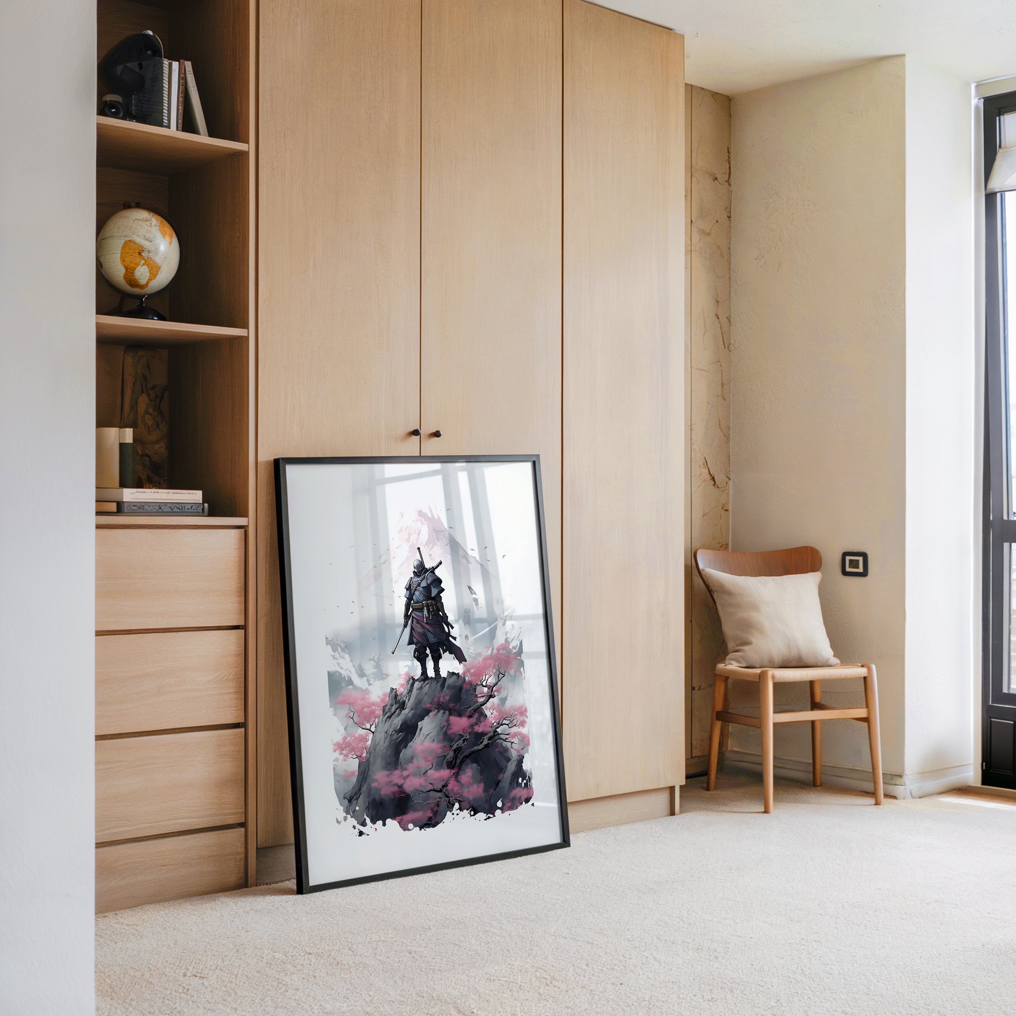 Samurai Berg Kirschblüte