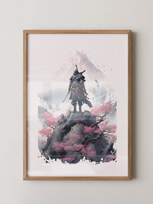 Samurai Berg Kirschblüte