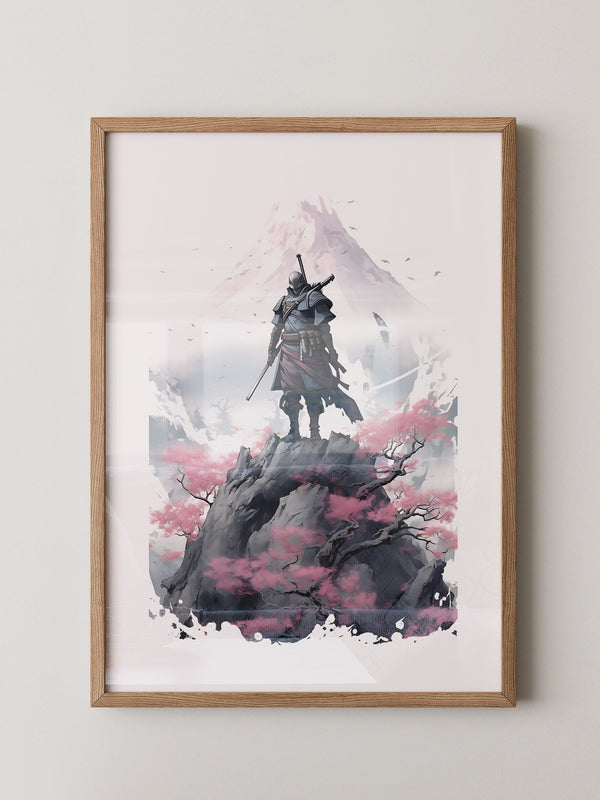 Samurai Berg Kirschblüte