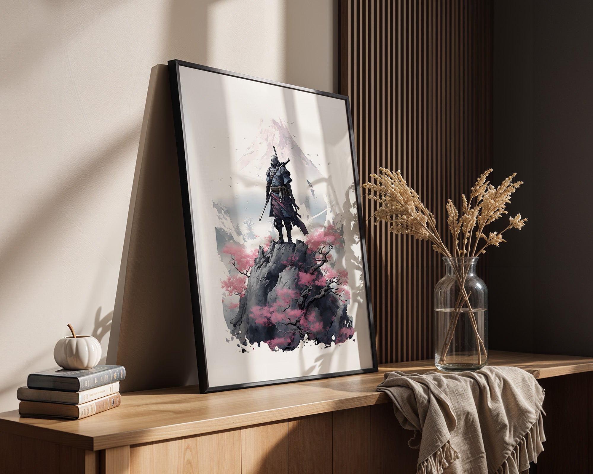 Samurai Berg Kirschblüte