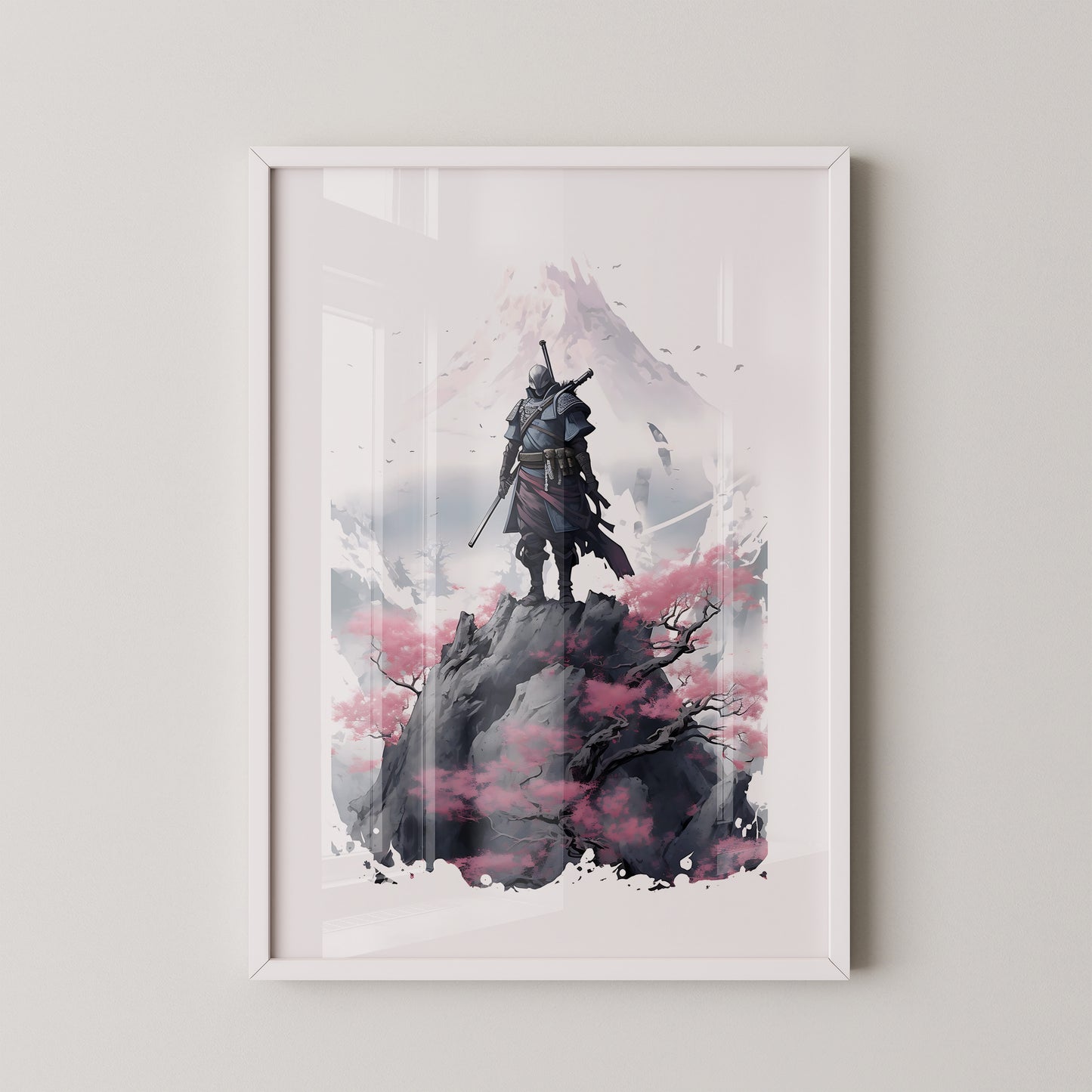 Samurai Berg Kirschblüte
