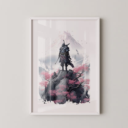 Samurai Berg Kirschblüte
