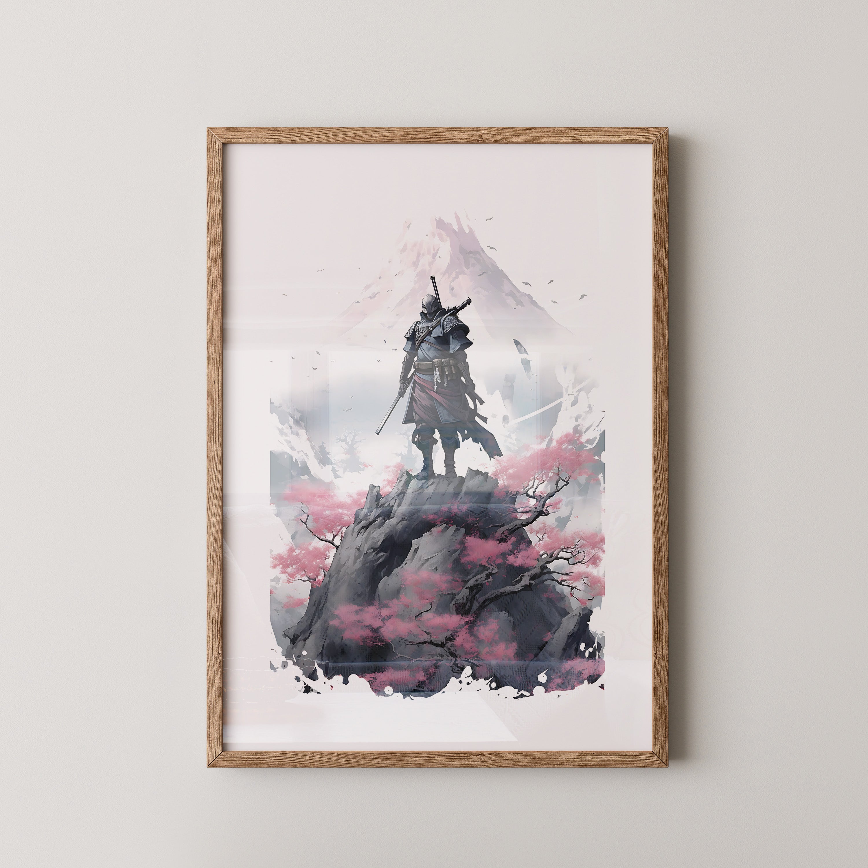 Samurai Berg Kirschblüte