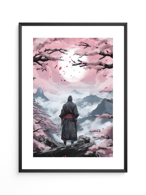 Samurai Blüten Rosa-Idylle