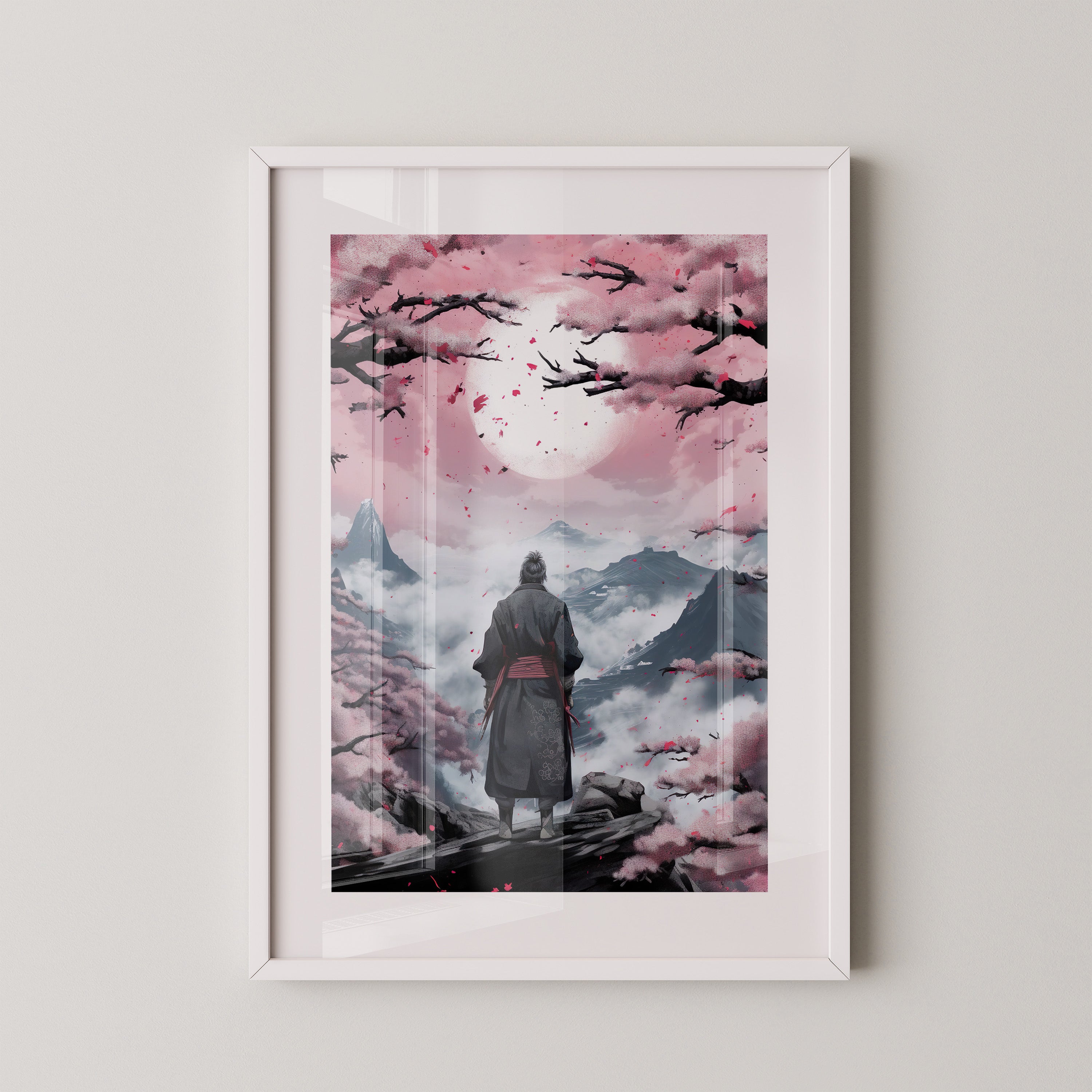 Samurai Blüten Rosa-Idylle