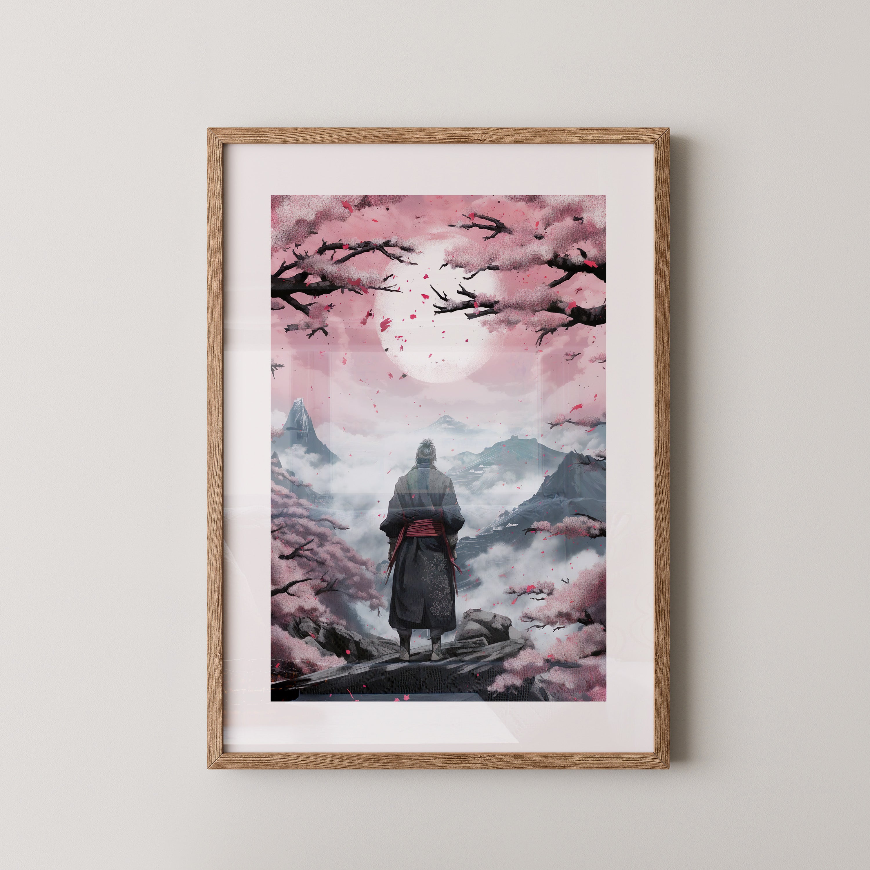 Samurai Blüten Rosa-Idylle