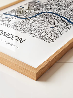 London Karte minimalistisch