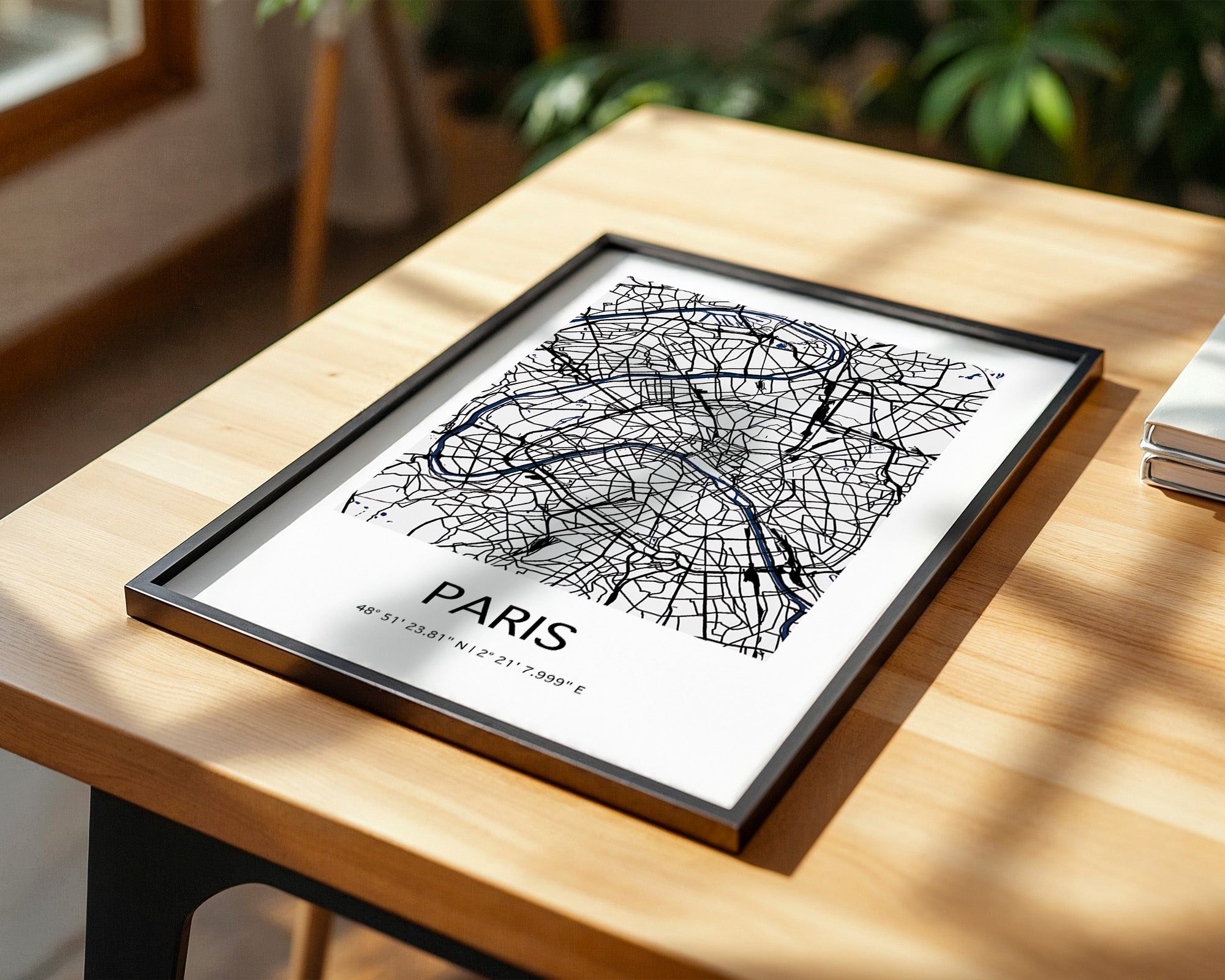 Paris Karte minimalistisch