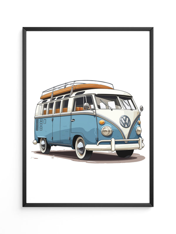 Vintage Bulli Retro Stil