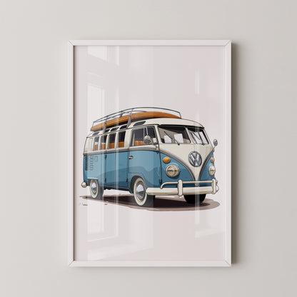 Vintage Bulli Retro Stil