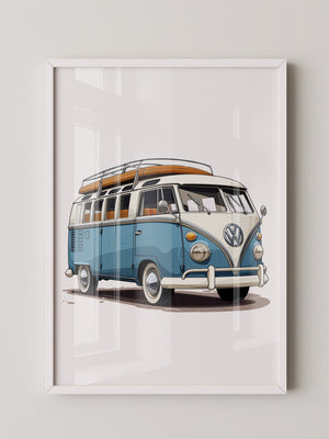 Vintage Bulli Retro Stil