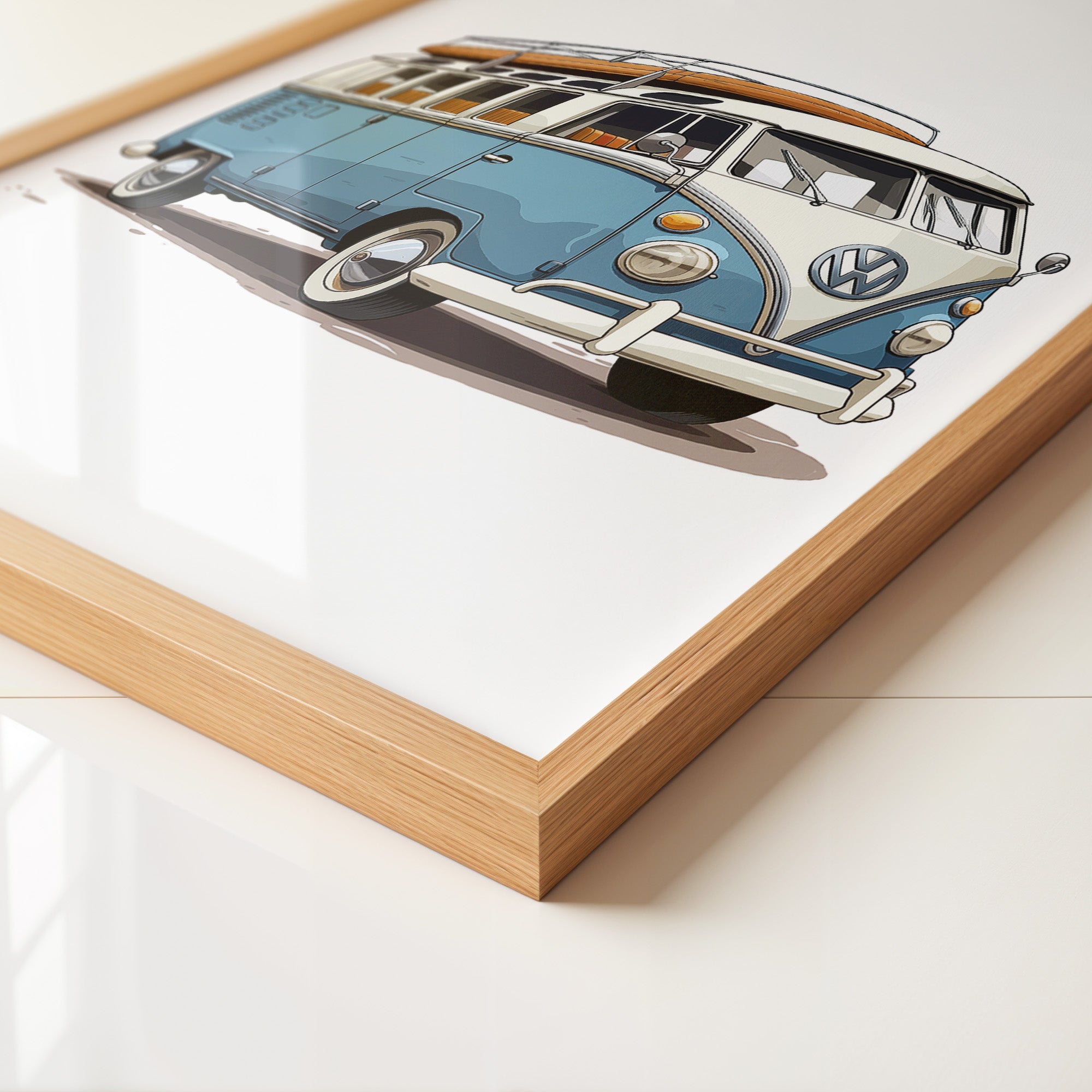 Vintage Bulli Retro Stil