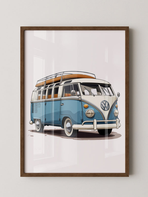 Vintage Bulli Retro Stil