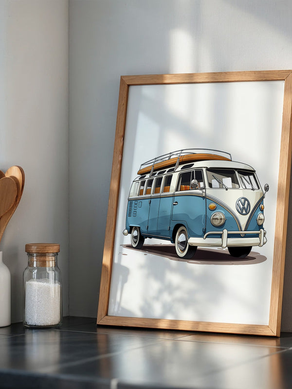 Vintage Bulli Retro Stil