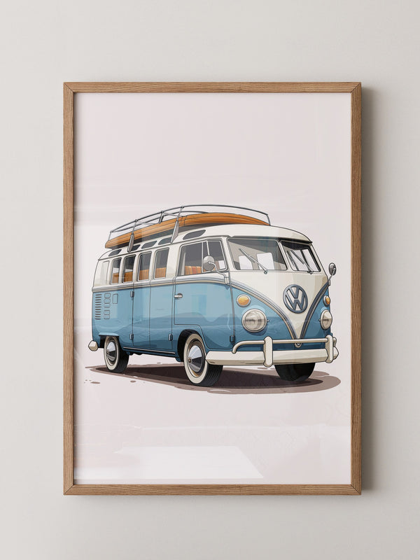 Vintage Bulli Retro Stil