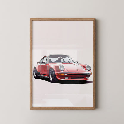 Porsche Rot glatt