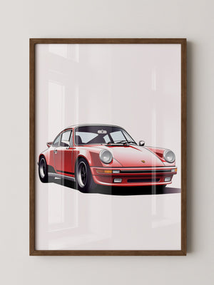 Porsche Rot glatt