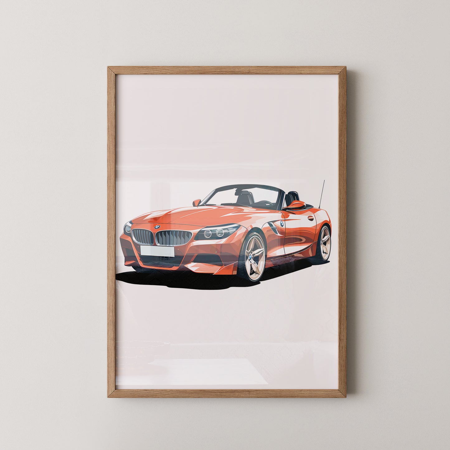 Cabrio rot Illustration