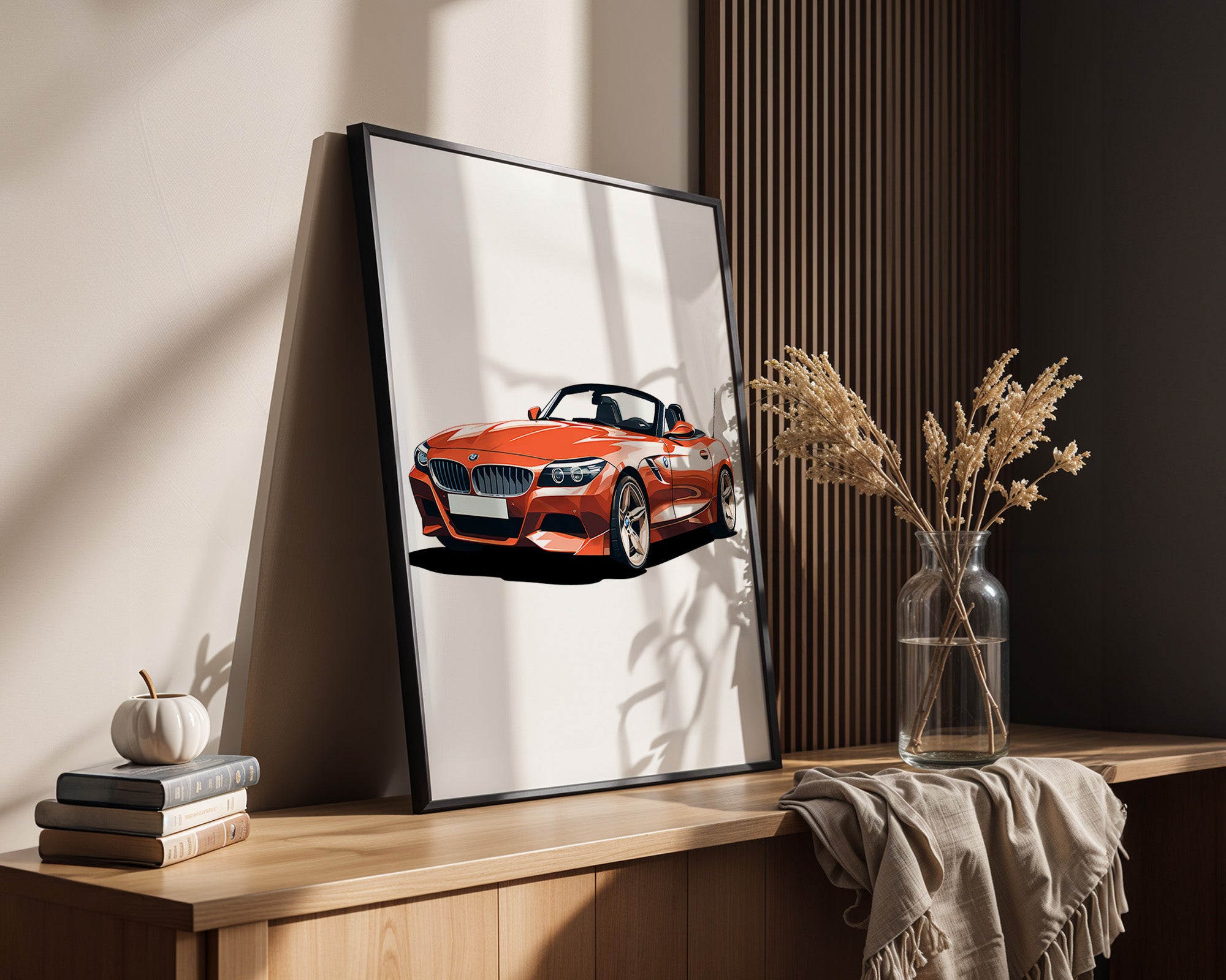 Cabrio rot Illustration