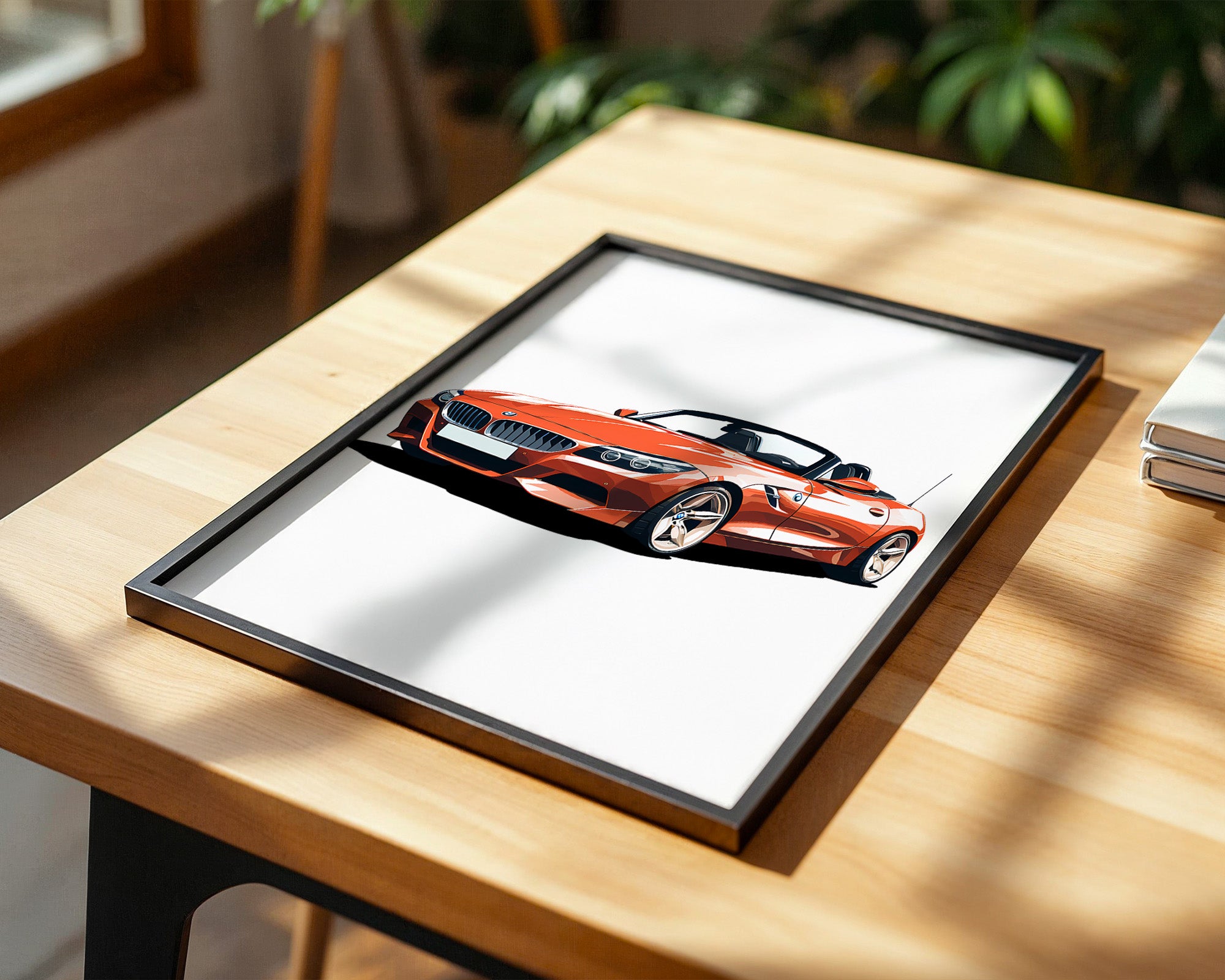 Cabrio rot Illustration