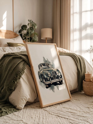 Klassischer Oldtimer Aquarellstil