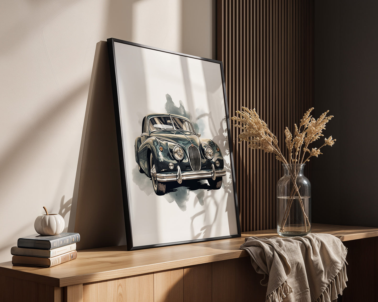 Klassischer Oldtimer Aquarellstil