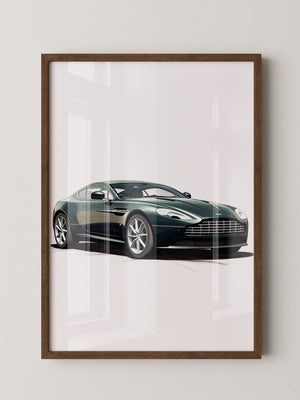 Luxuriöser Sportwagen Illustration