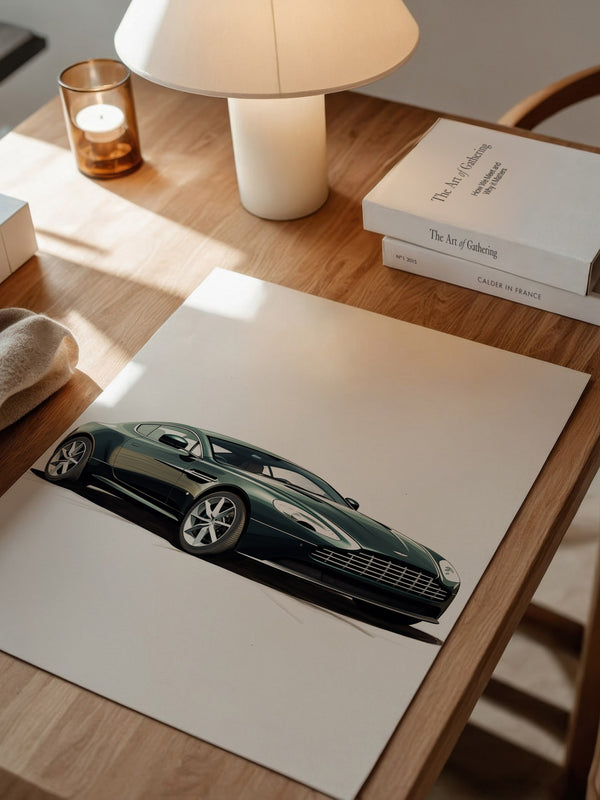 Luxuriöser Sportwagen Illustration
