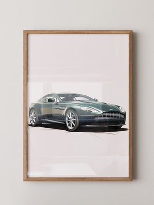 Luxuriöser Sportwagen Illustration