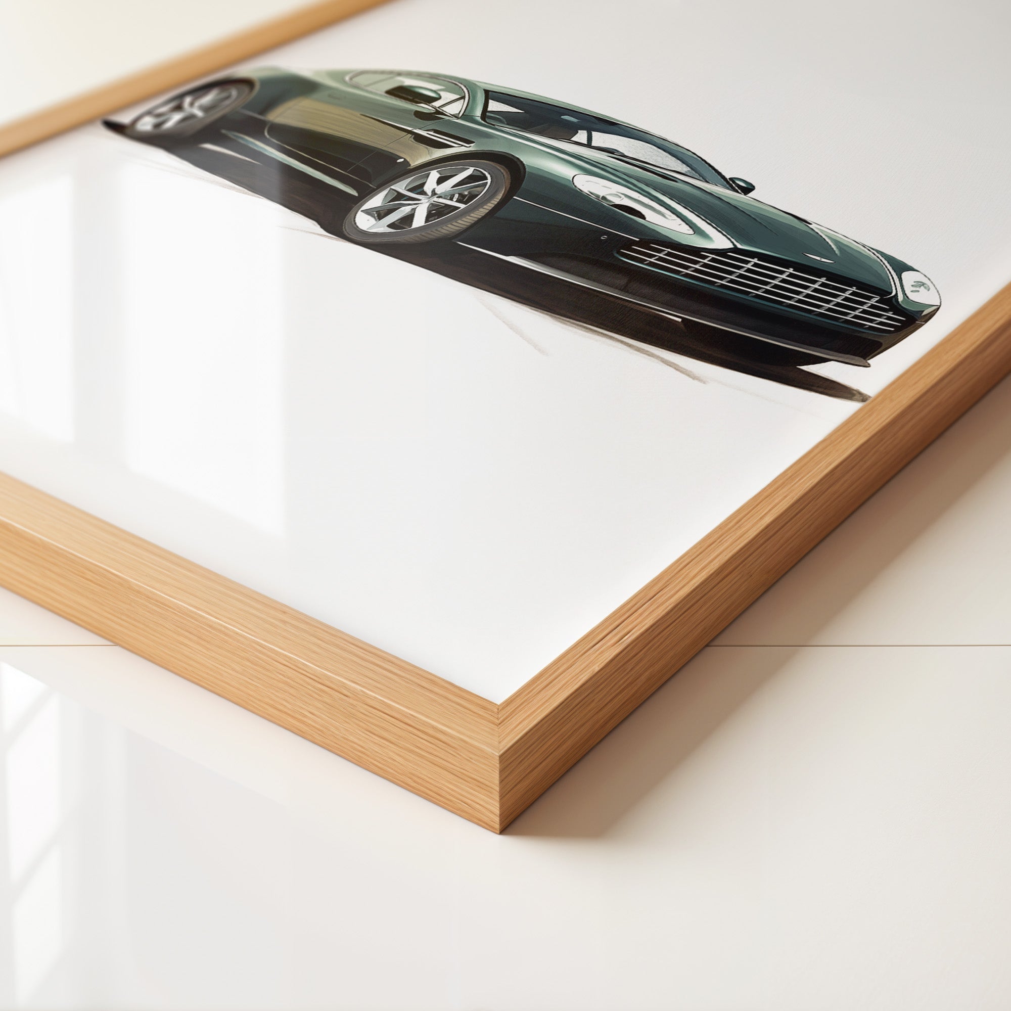 Luxuriöser Sportwagen Illustration