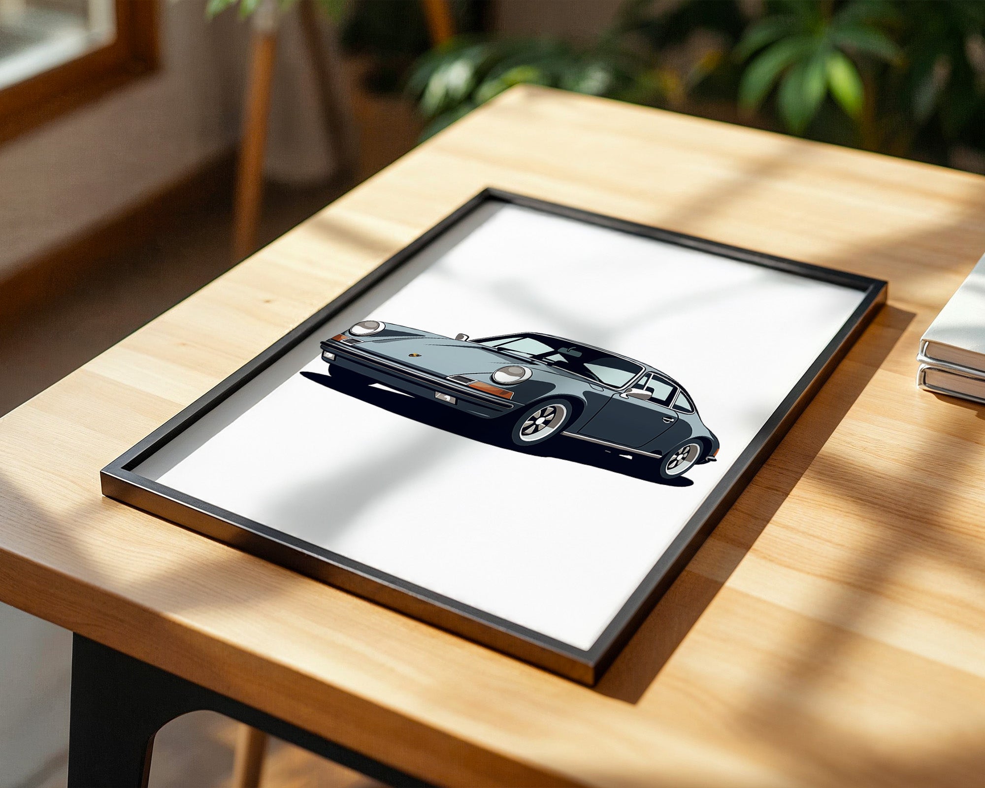 Porsche Retro Illustration