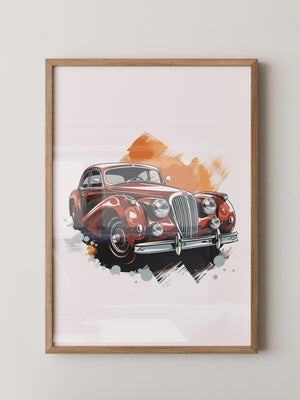 Klassischer Oldtimer Retro Look