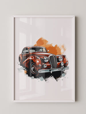 Klassischer Oldtimer Retro Look