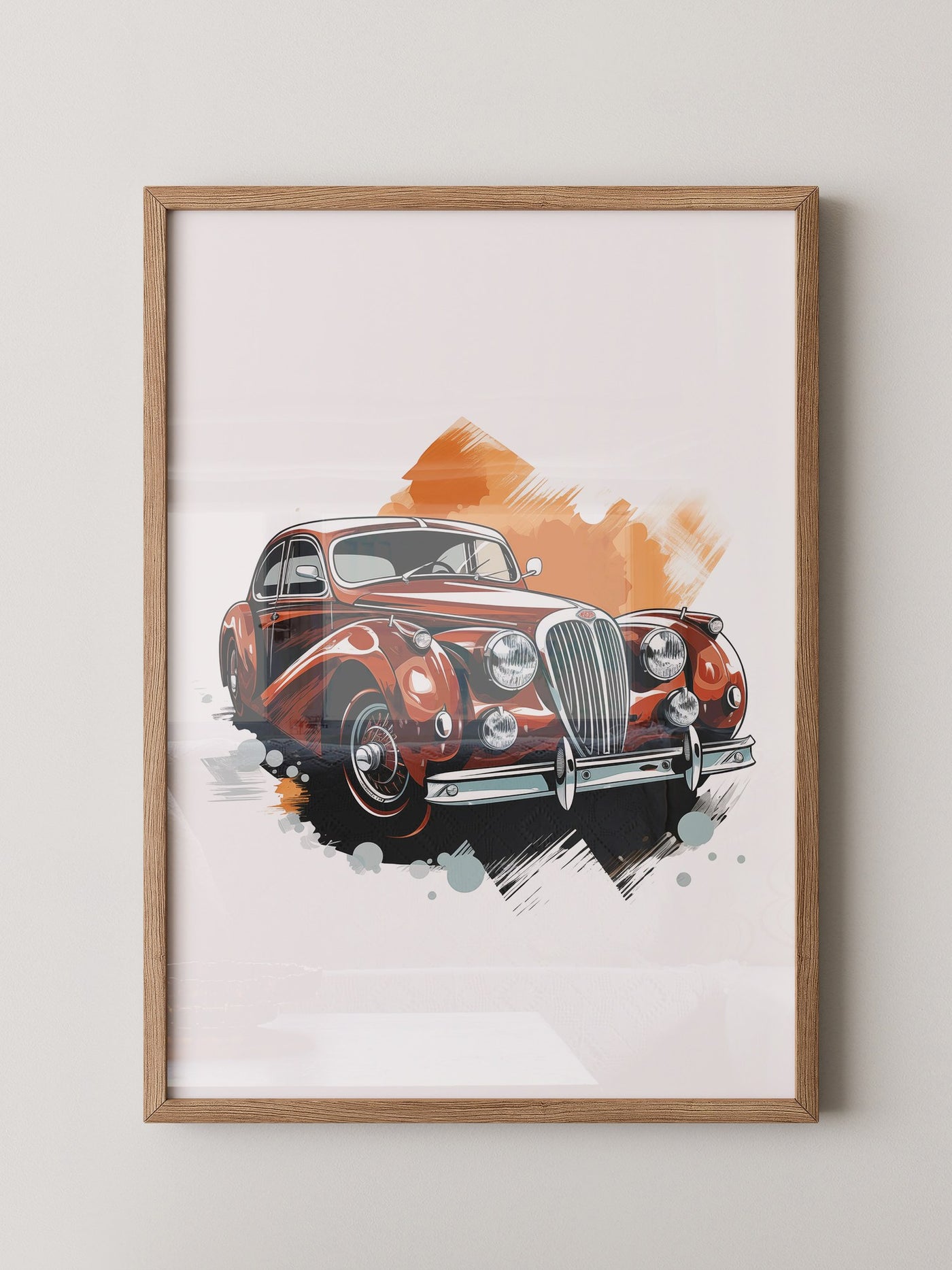 Klassischer Oldtimer Retro Look
