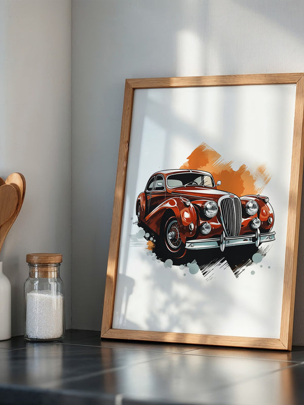Klassischer Oldtimer Retro Look