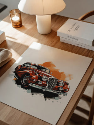 Klassischer Oldtimer Retro Look