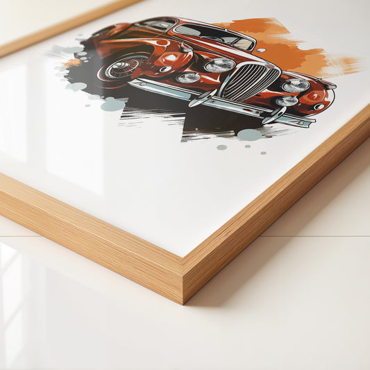 Klassischer Oldtimer Retro Look