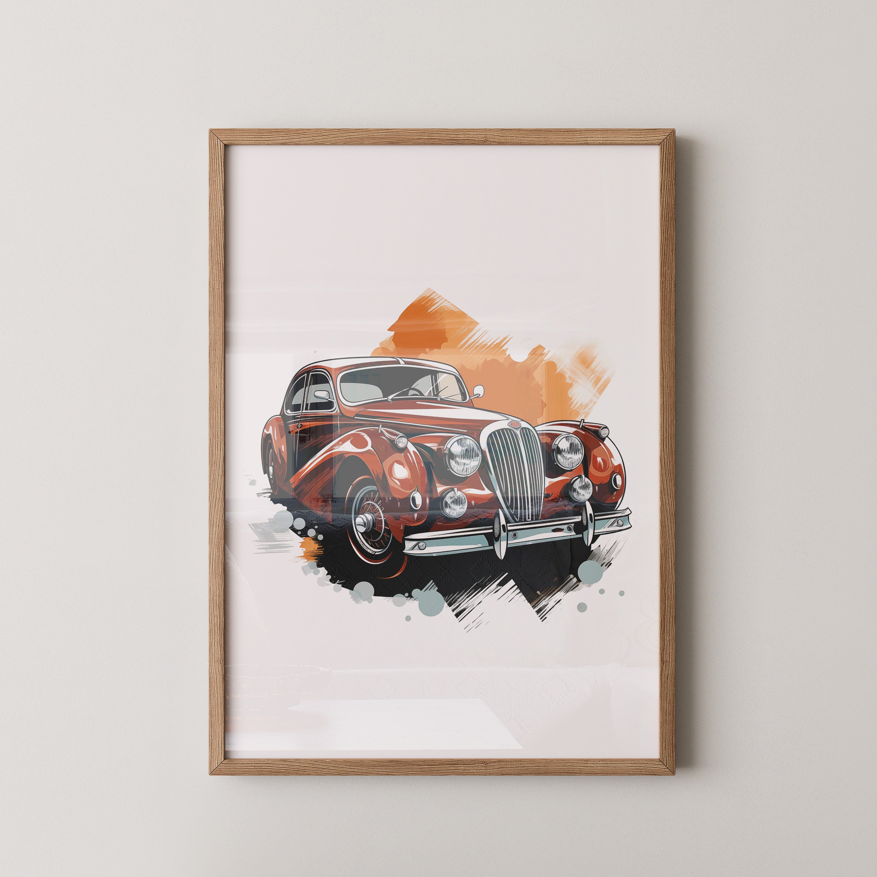 Klassischer Oldtimer Retro Look