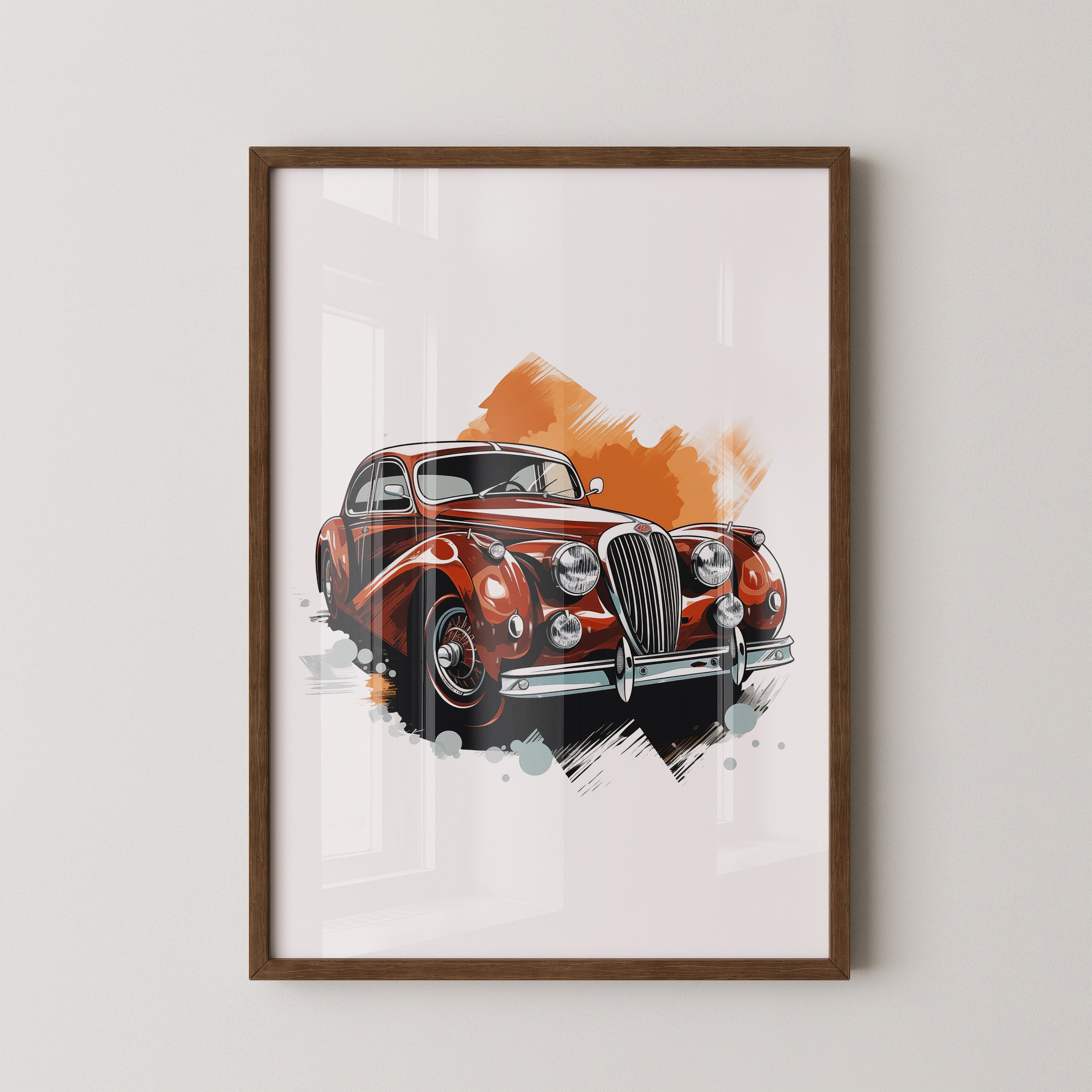 Klassischer Oldtimer Retro Look