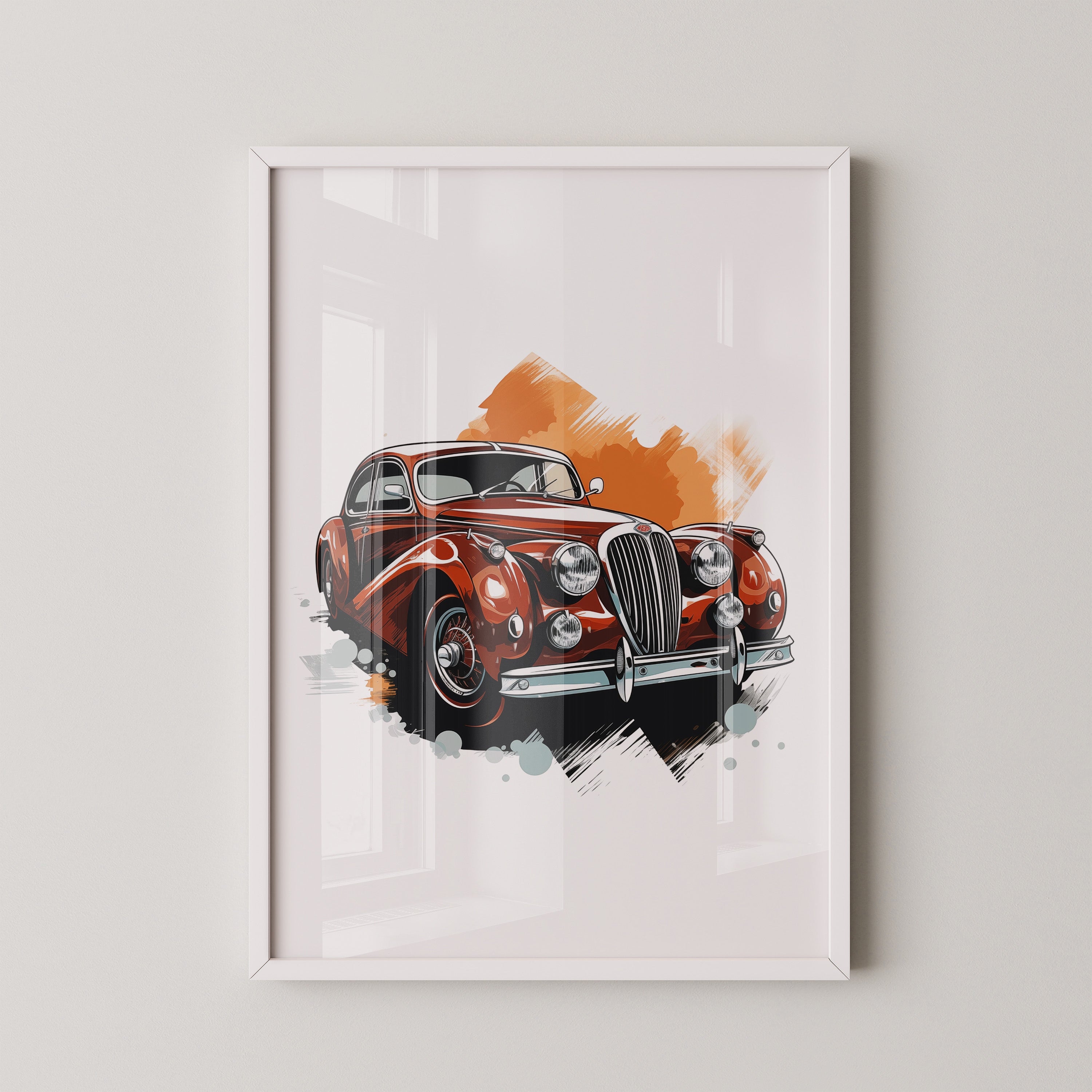 Klassischer Oldtimer Retro Look