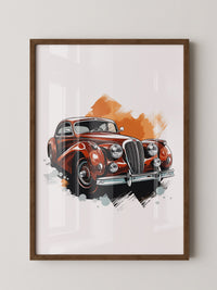 Klassischer Oldtimer Retro Look