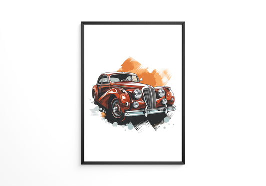 Klassischer Oldtimer Retro Look