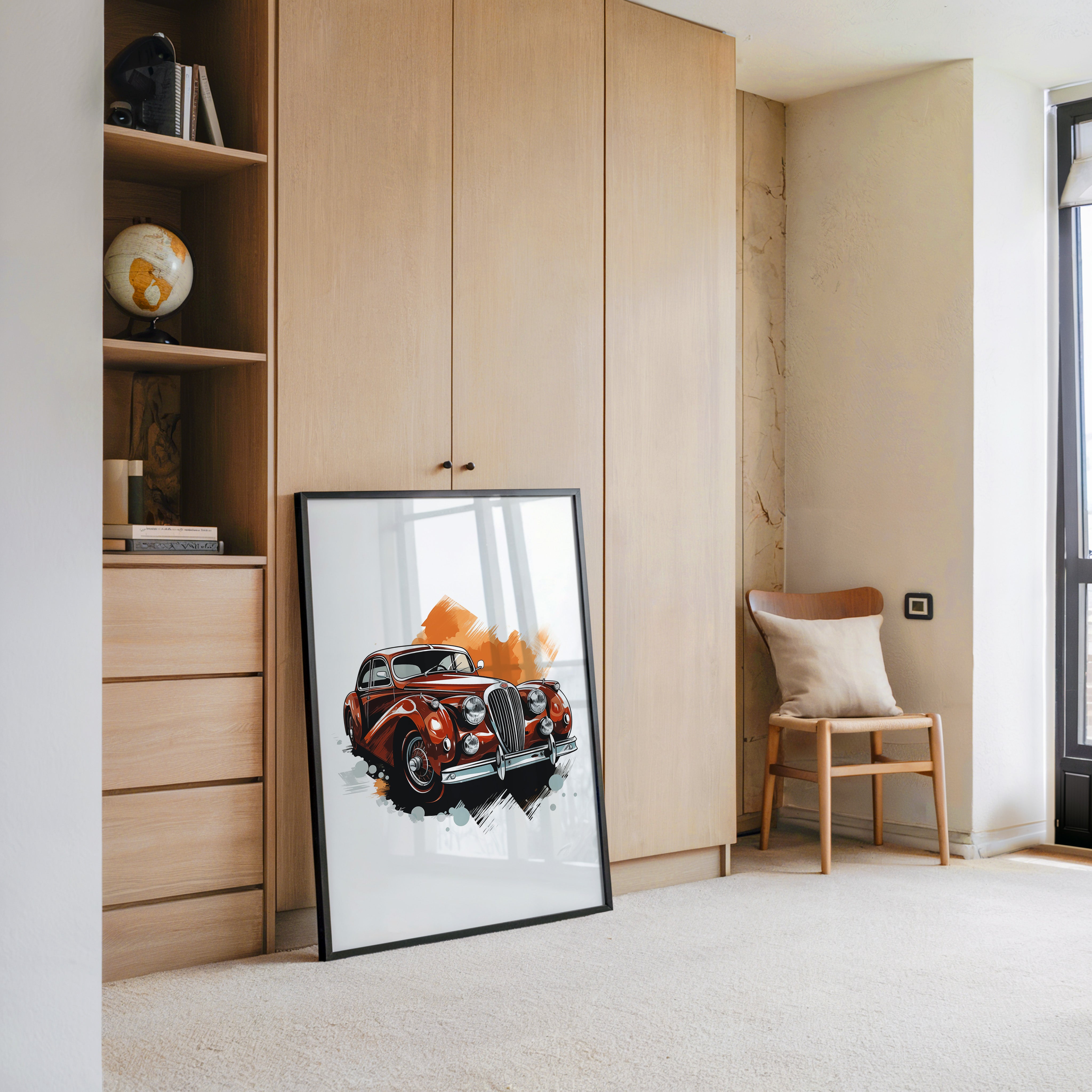 Klassischer Oldtimer Retro Look